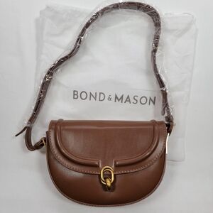 Brown Crossbody Bag Vegan Leather